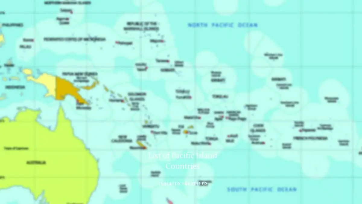 List of Pacific Island Countries