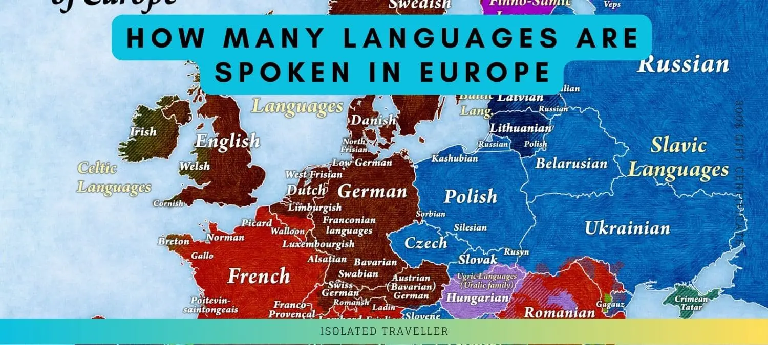 How many languages are spoken in Europe?