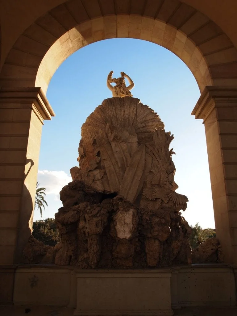 Catarata del Parc de la Ciutadella