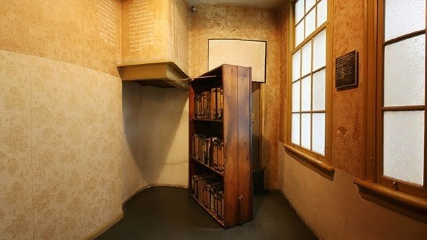 Anne Frank House secret door way