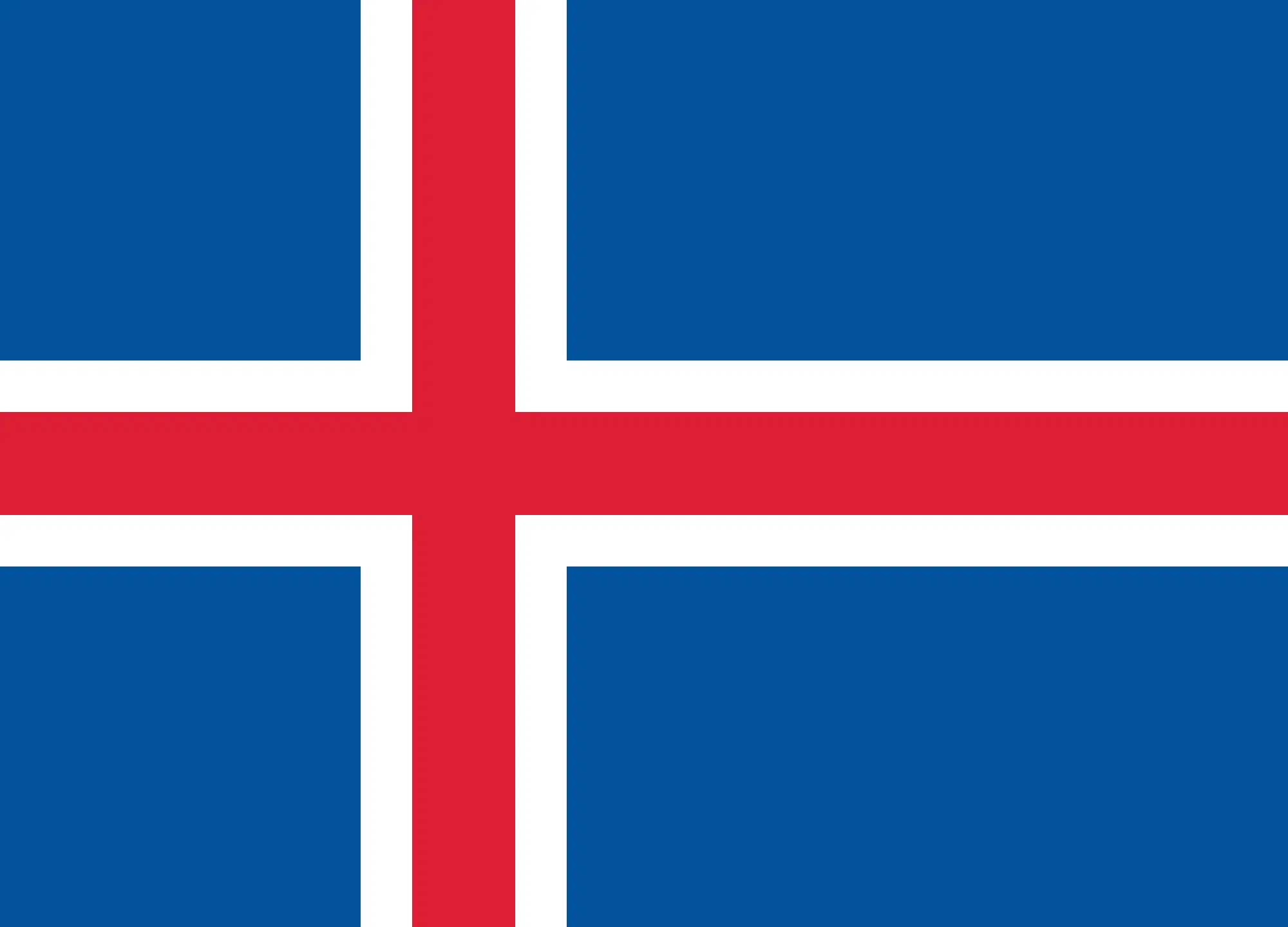 List of Island Countries in Europe 6 flag of Iceland
