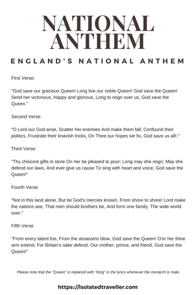 National Symbols of England 11 England National Anthem