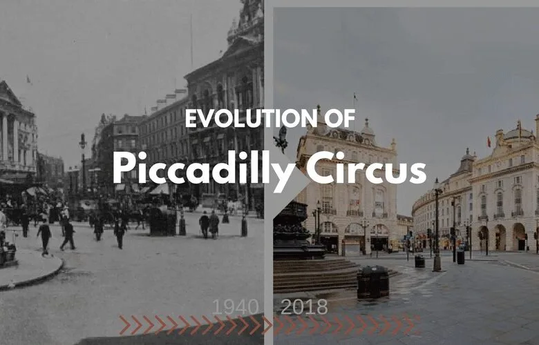 Evolution of London Piccadilly Circus