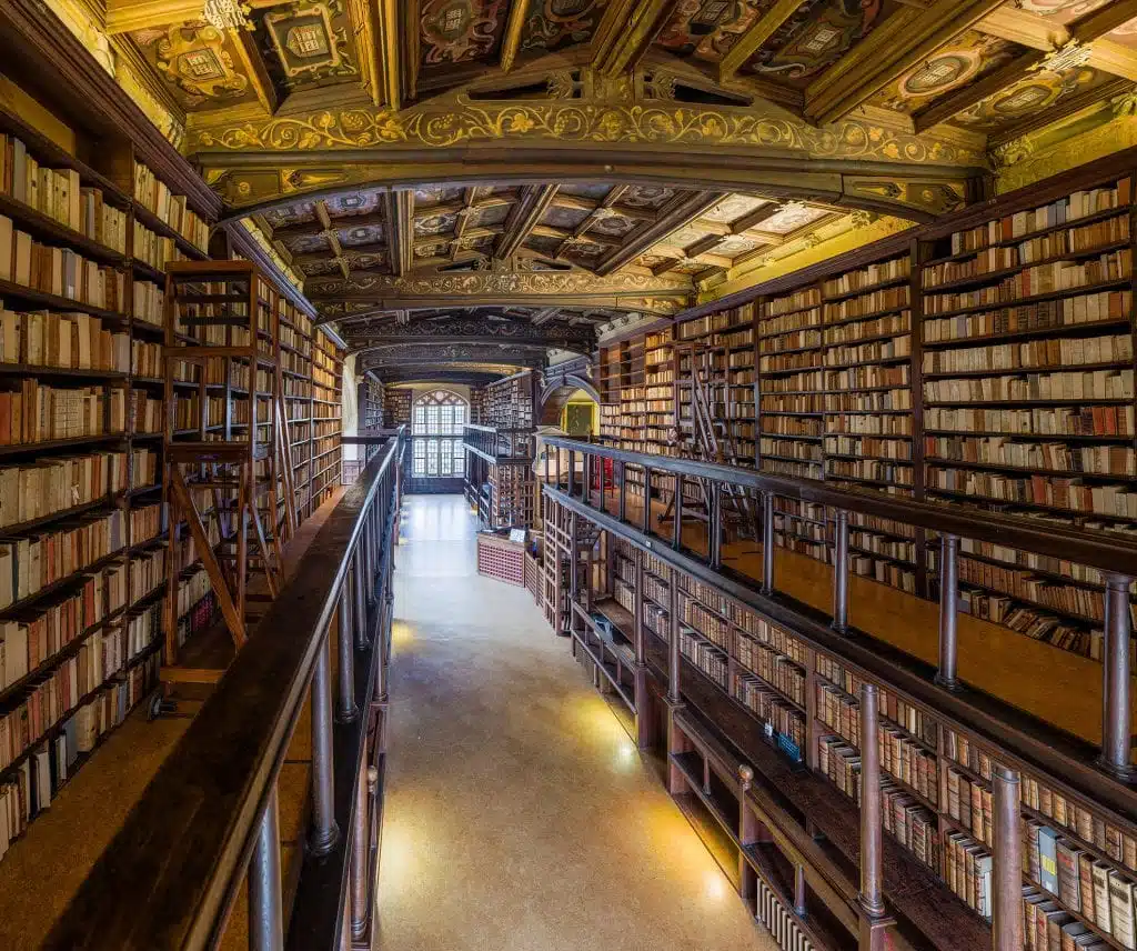 Bodleian Library Interior in Oxford