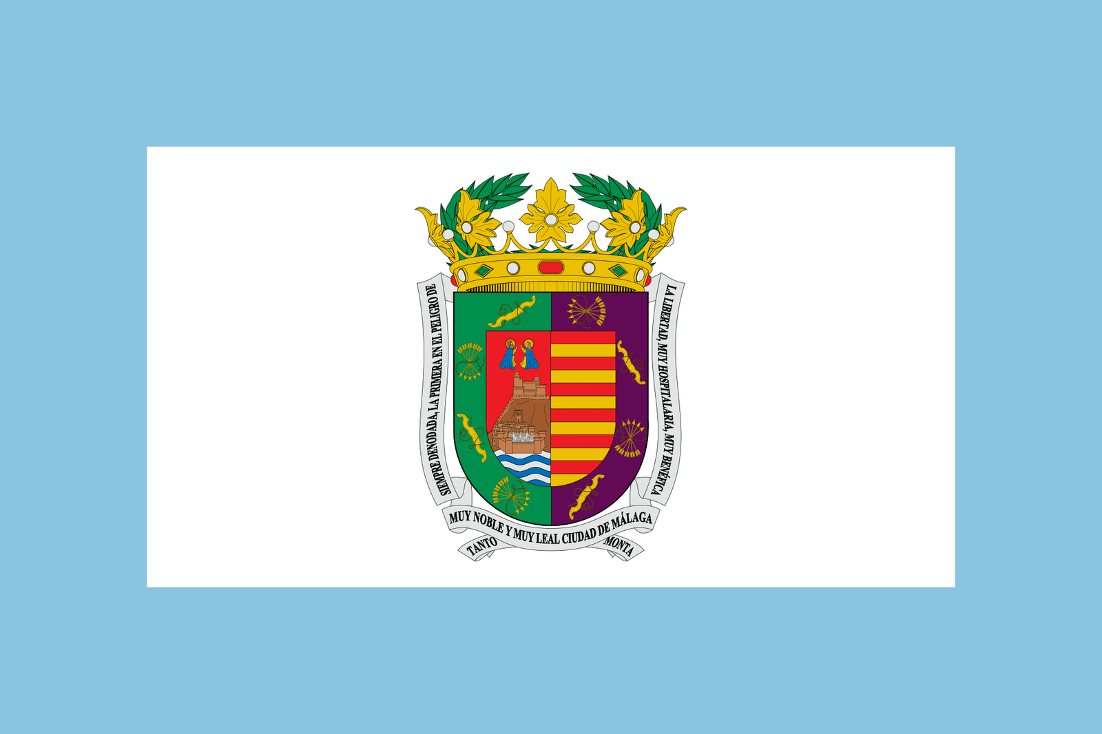 Flag of Province of Malaga