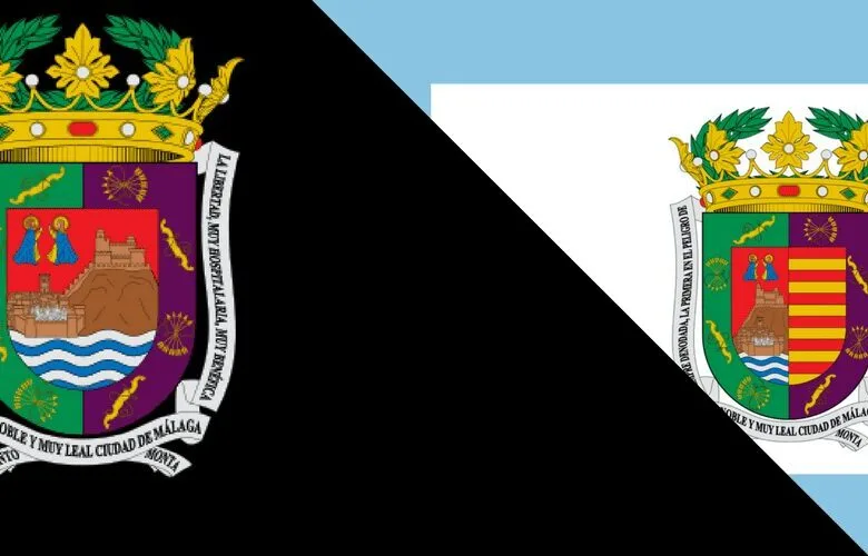 province of Malaga coat of arms and flag