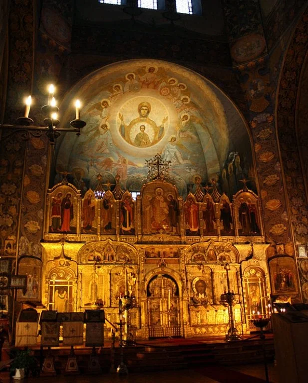 St Nicholas Orthodox Cathedral, Nice interior