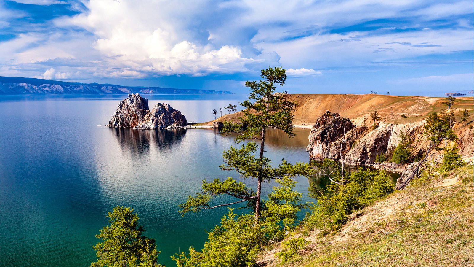 Lake Baikal in the summer