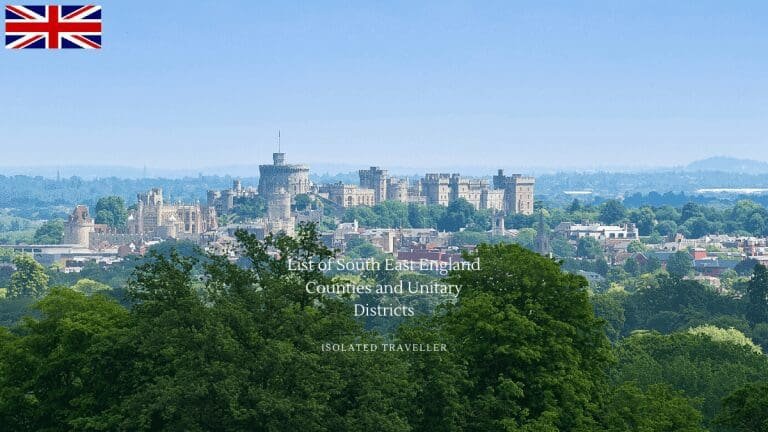 List of South East England Counties and Unitary Districts