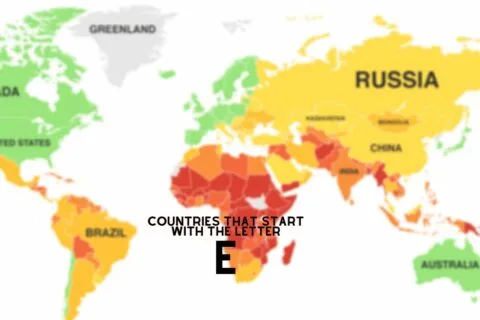 Countries That Start With The Letter E