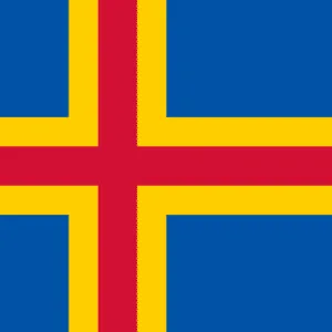 Aland Island Flag Flag of Nordic Council