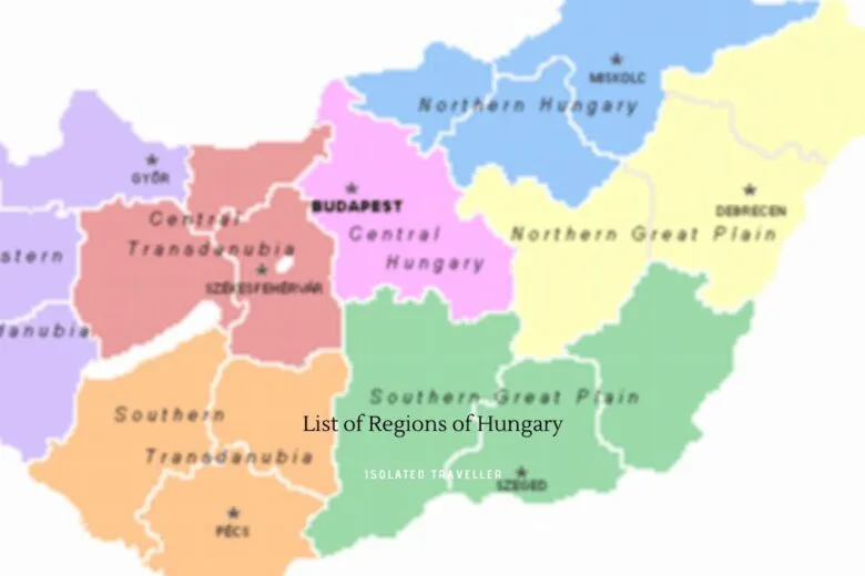 List of Regions of Hungary