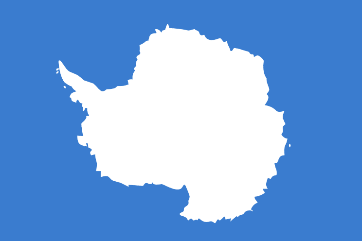Flag Of Antarctica | Isolated Traveller