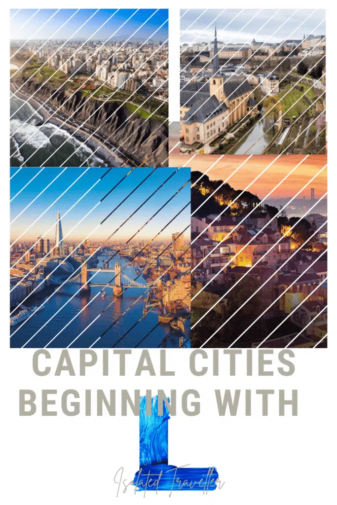 Capital Cities beginning with L