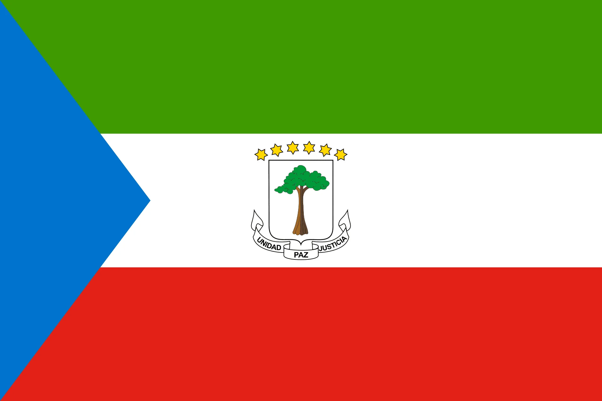 Economic Community of Central African States 8 Equatorial Guinea Flag