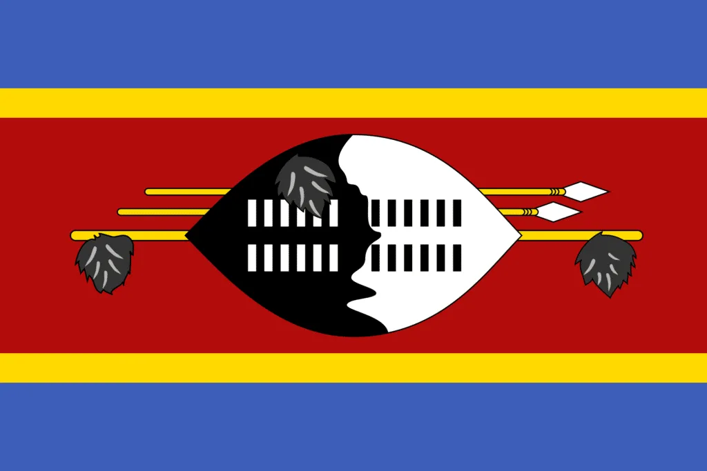 Flag of Southern African Development Community 6 Eswatini Flag