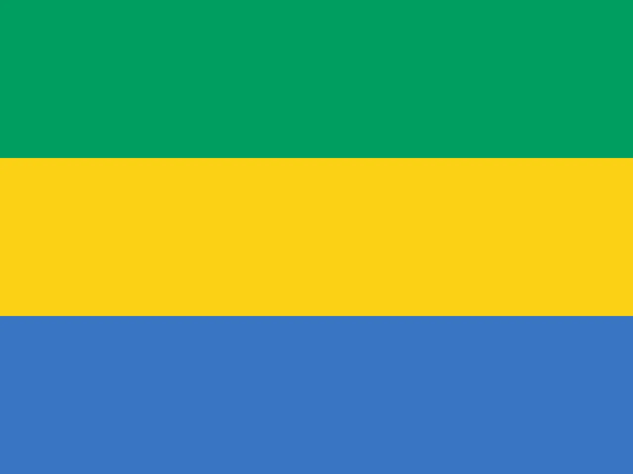 Economic Community of Central African States 9 Gabon Flag