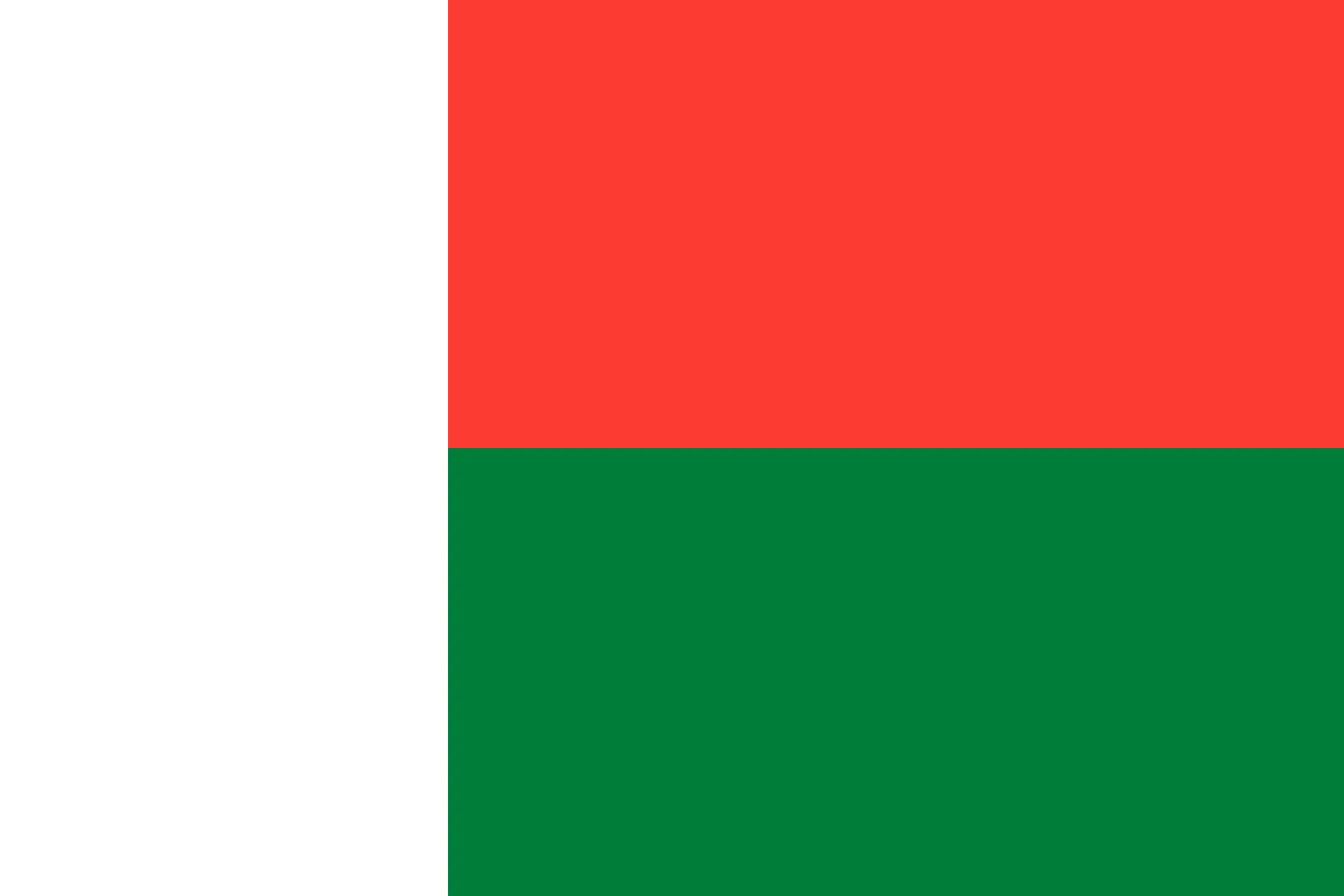 Flag of Southern African Development Community 8 Madagascar Flag