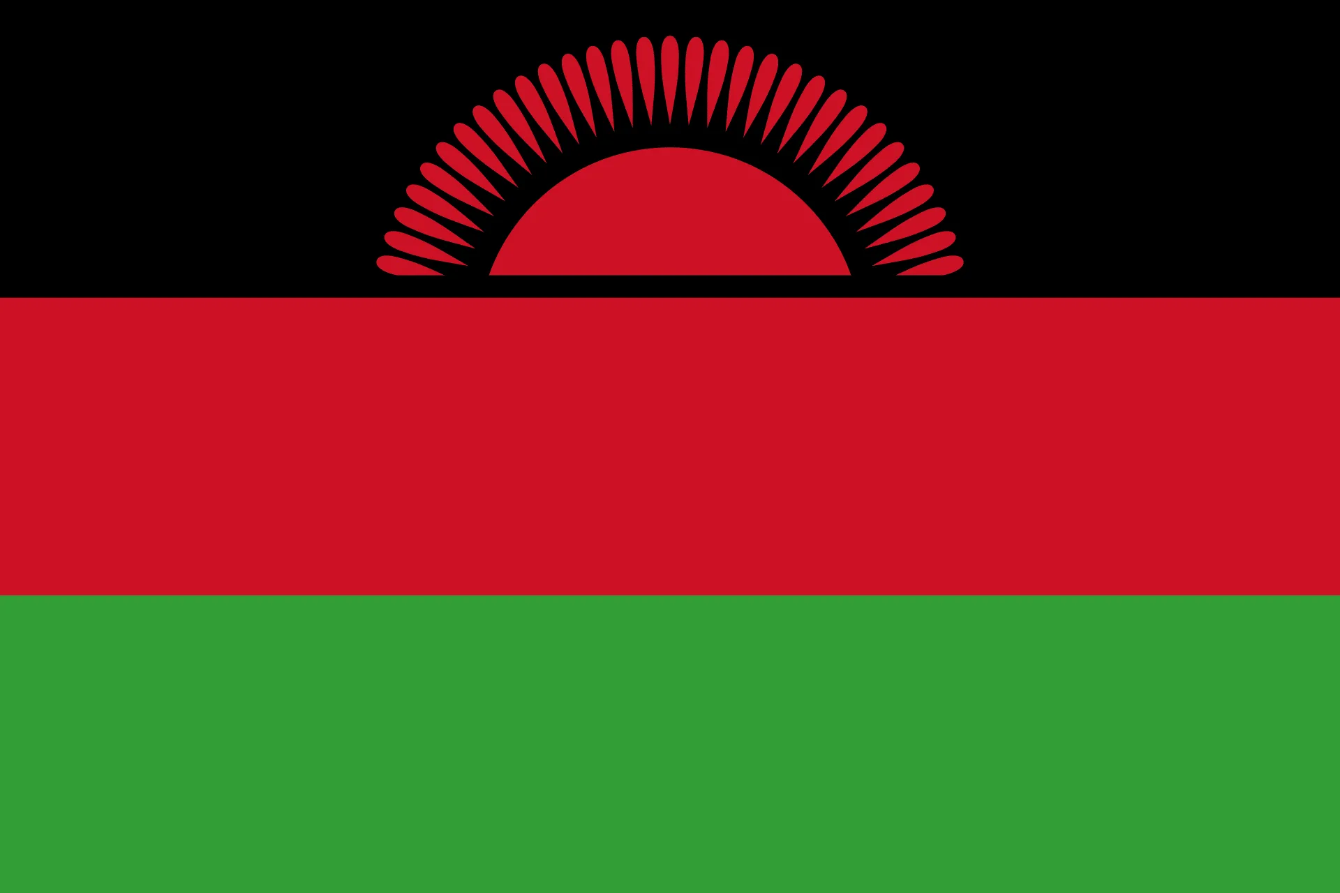 Flag of Southern African Development Community 9 Malawi Flag