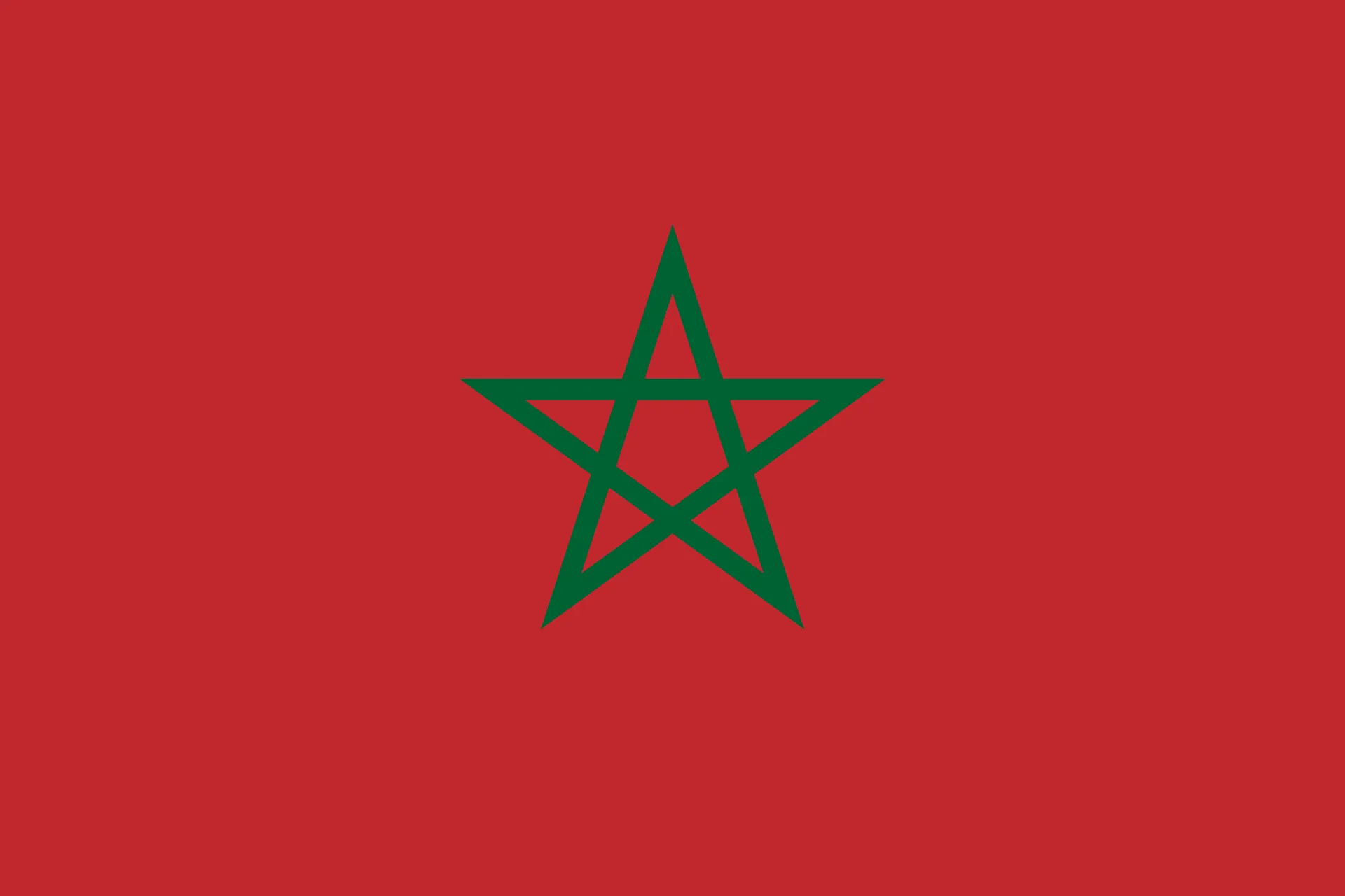 Flag of Arab League 13 Morocco Flag