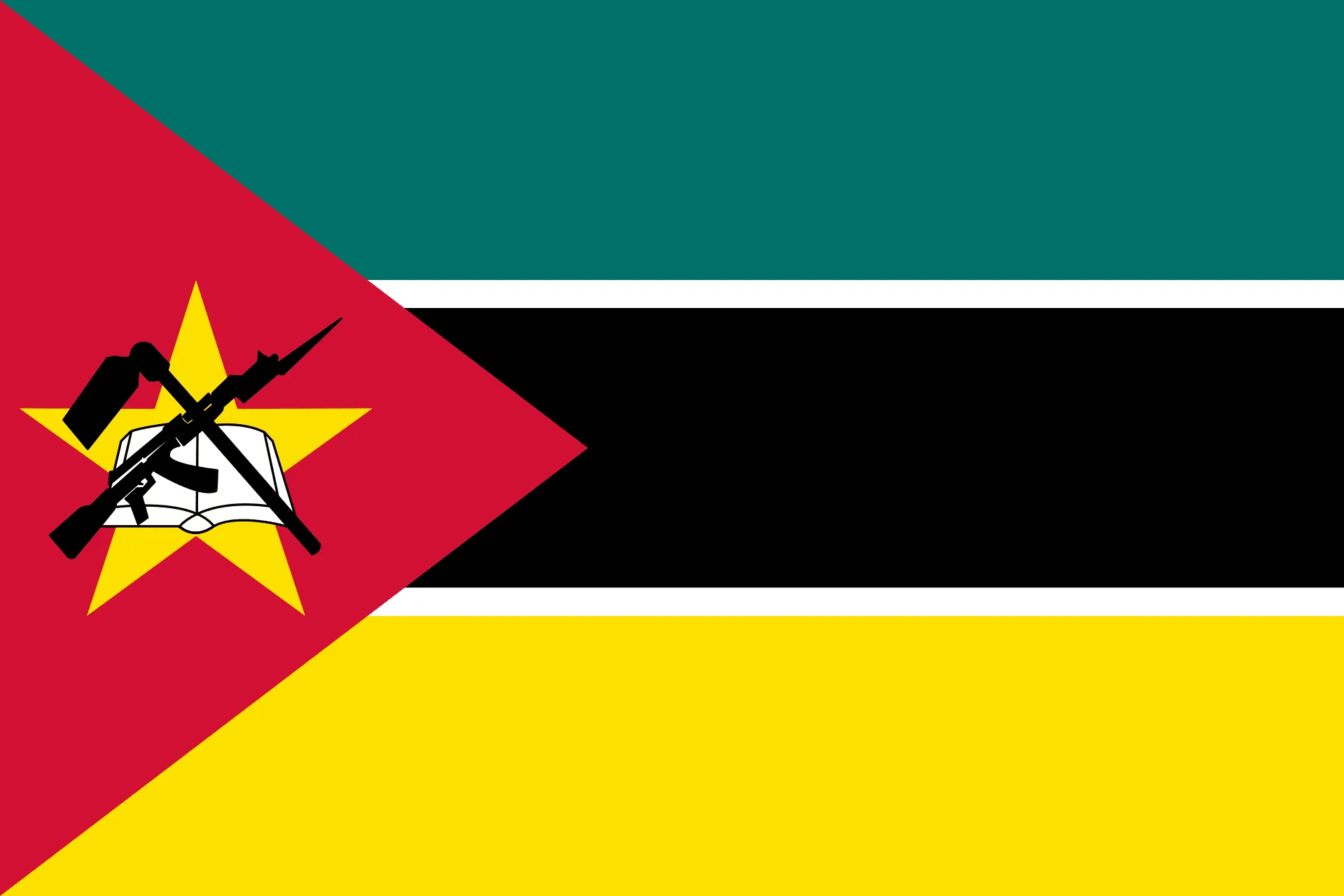 Flag of Southern African Development Community 11 Mozambique Flag