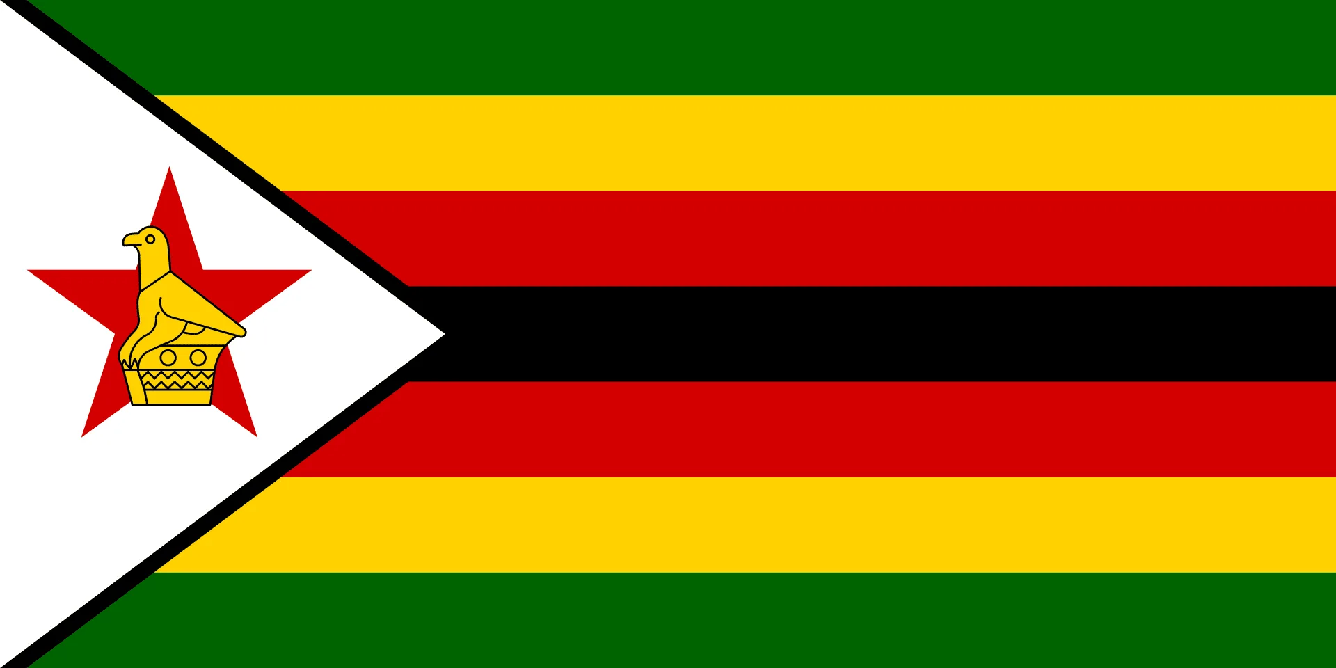 Flag of Southern African Development Community 17 Zimbabwe Flag