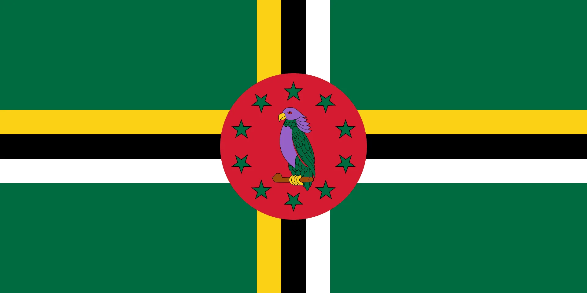 Flag of dominica