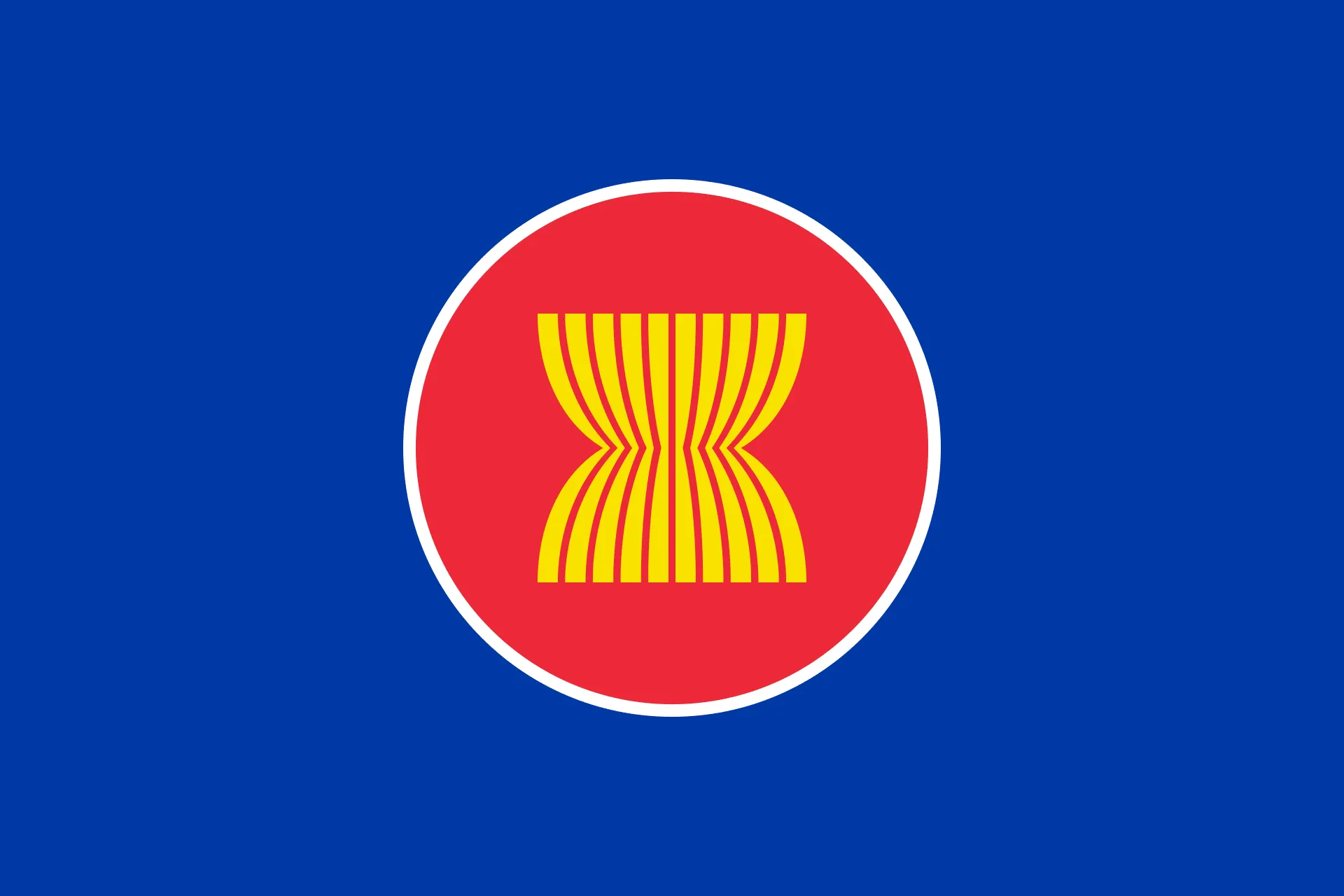 Association of Southeast Asian Nations Flag