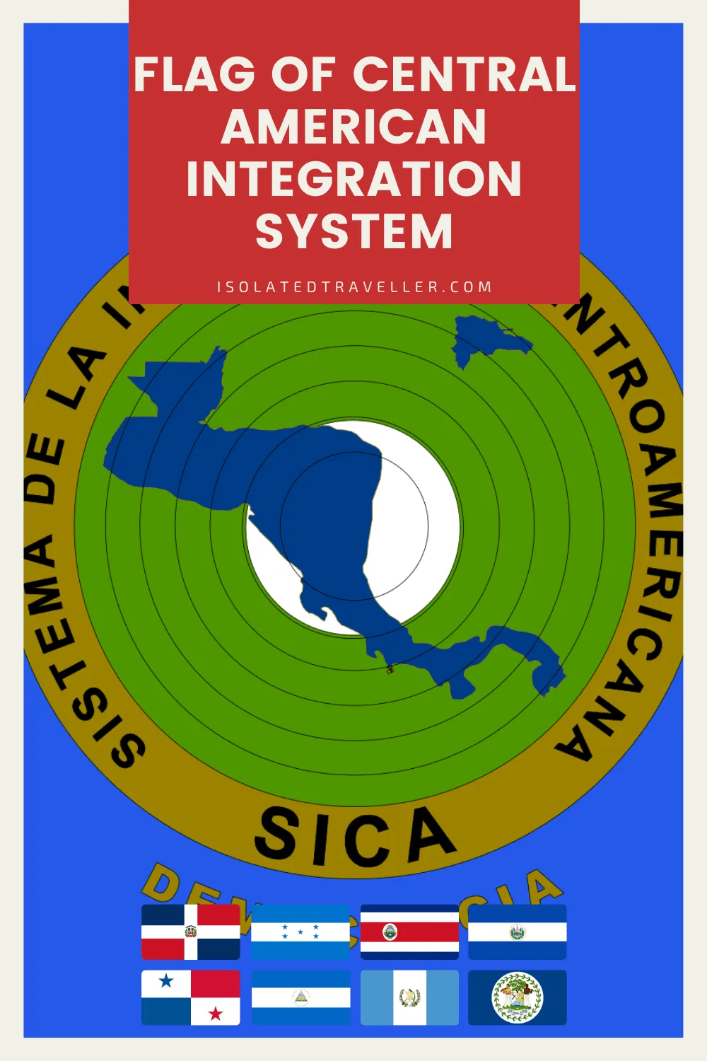 Flag of Central American Integration System