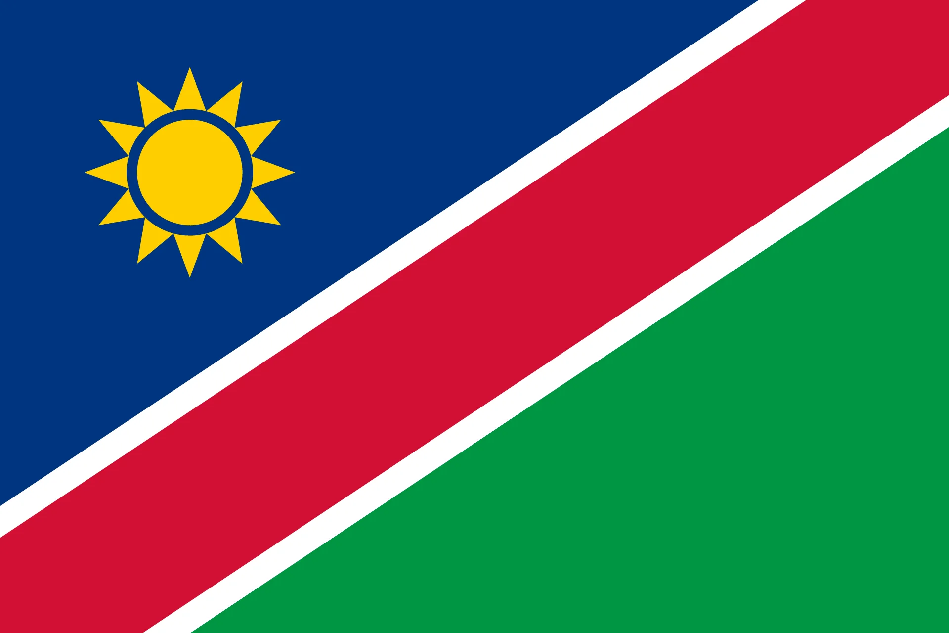 Flag of Southern African Development Community 12 Namibia Flag