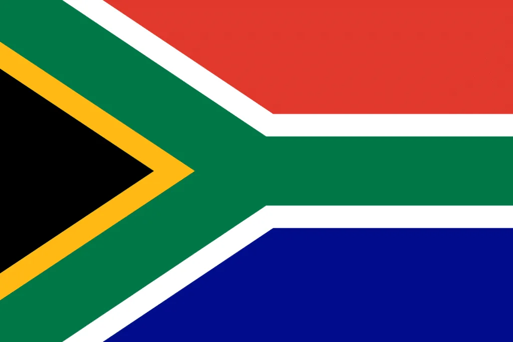 Flag of Southern African Development Community 14 South Africa Flag