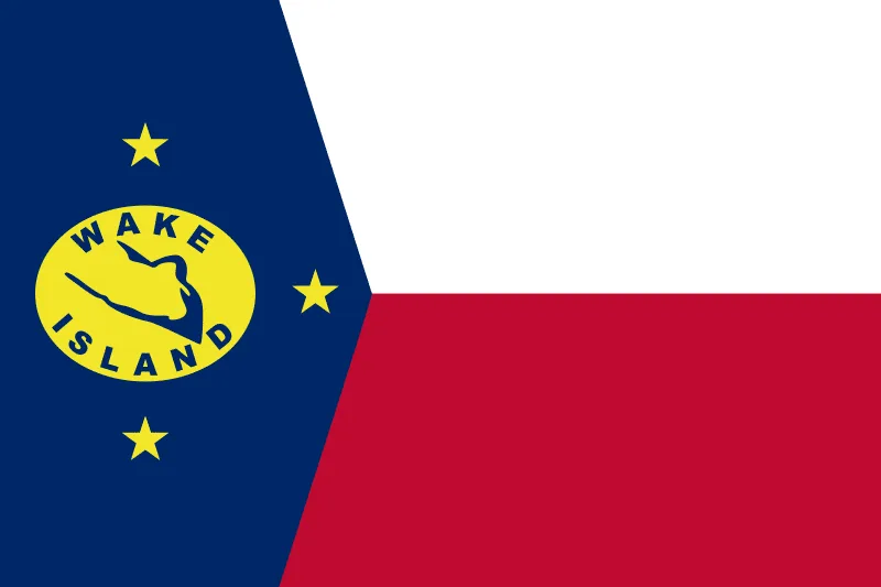Unofficial Wake Island Flag of 