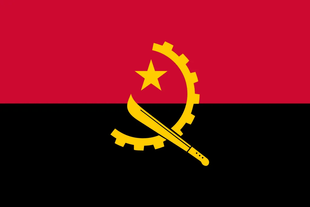 Flag of Southern African Development Community 2 flag of Angola