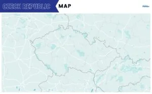 Map of Czechia Outline