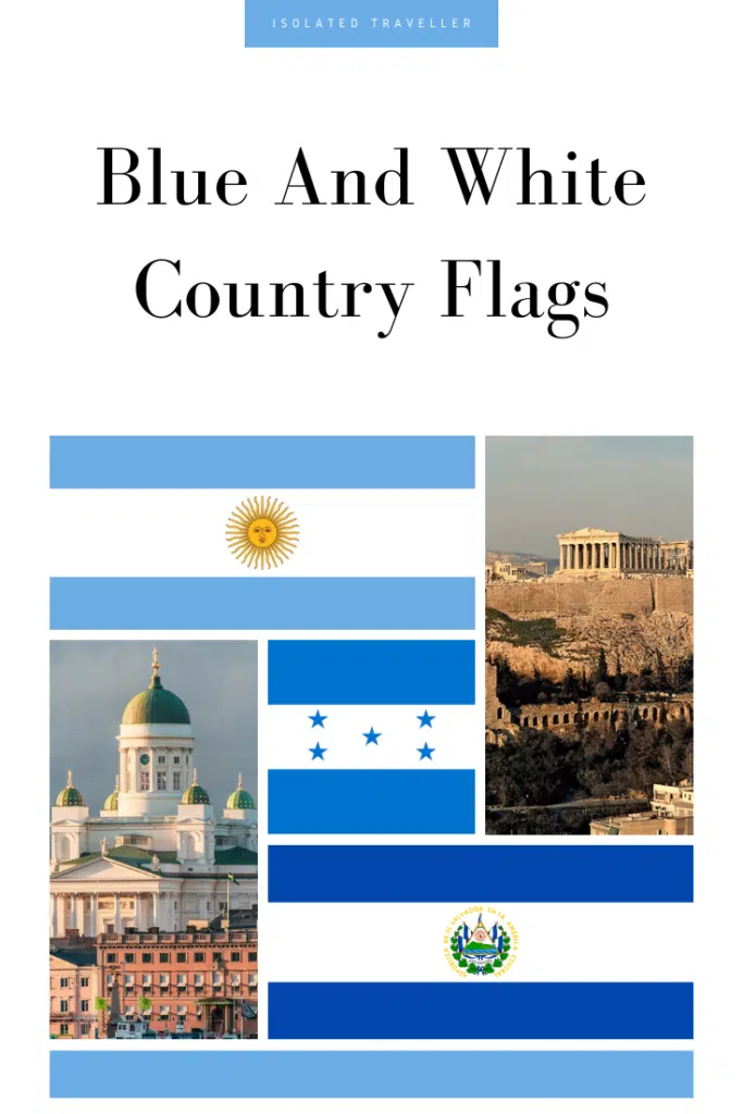 Blue And White Country Flags