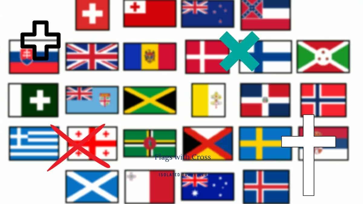 Flags with Cross