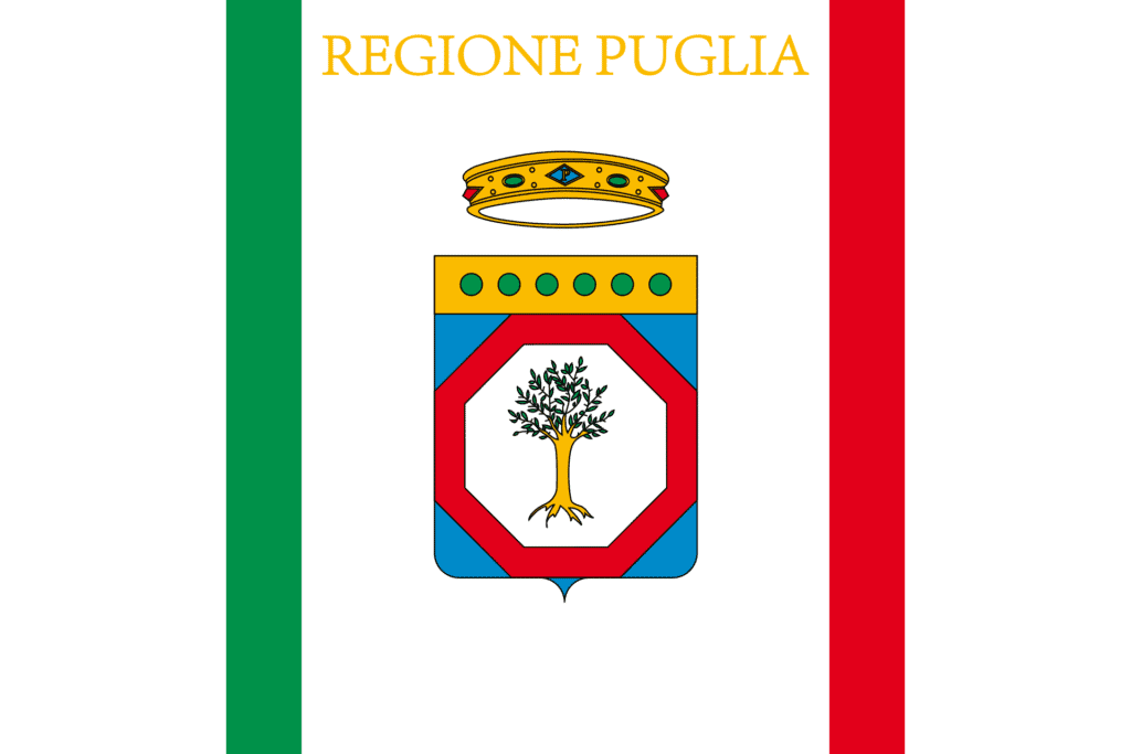 Puglia Rflag Flag Of Apulia | Isolated Traveller