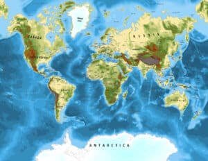 100 Largest Countries in the World