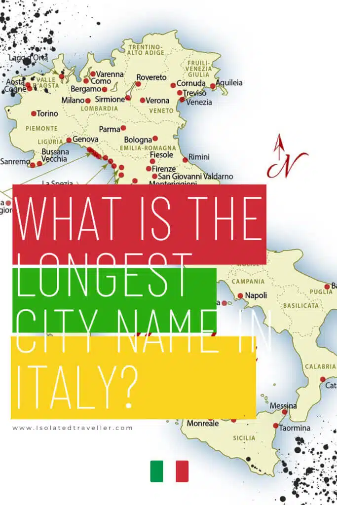 What is the longest city name in italy?
