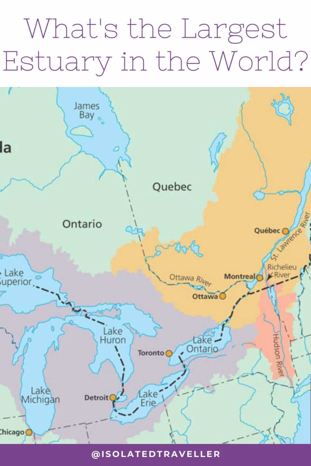 What's the largest estuary in the world?
