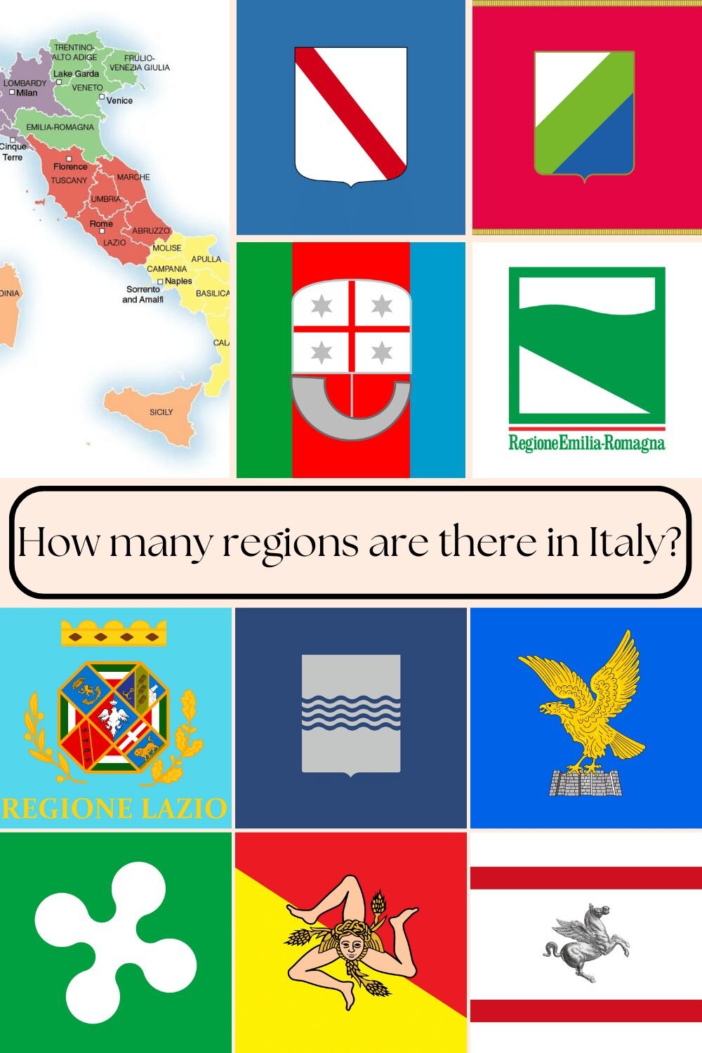 How many regions are there in italy?