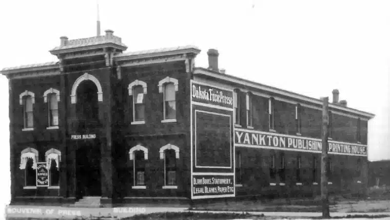 Yankton, South Dakota Historic Yankton Publishing Building