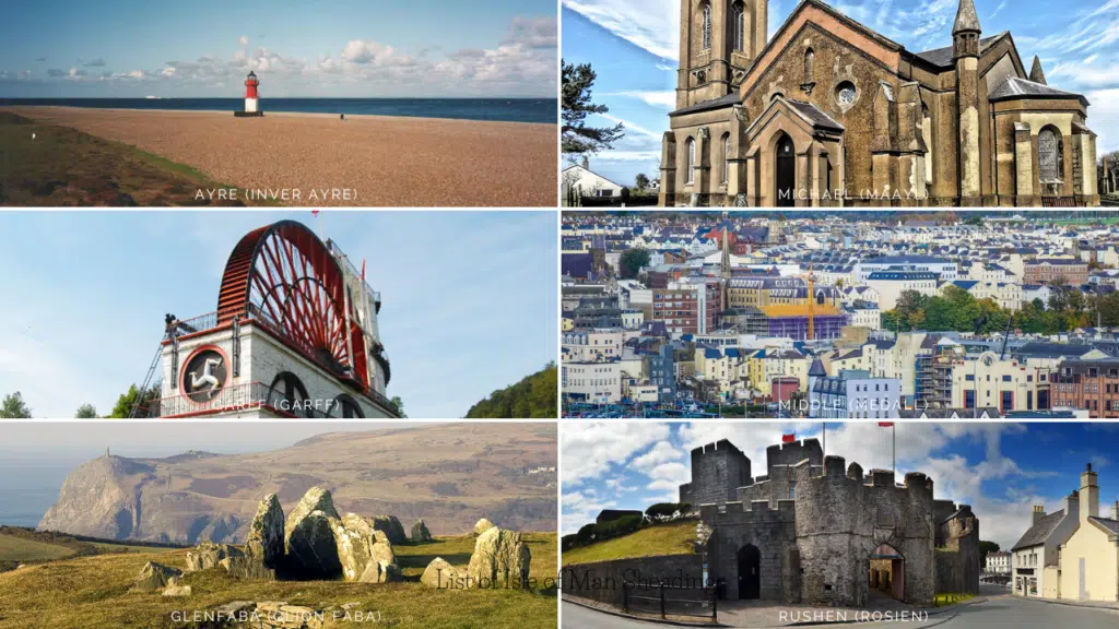 List of Sheadings of the Isle of Man