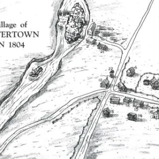 Watertown, South Dakota 2 Watertown village map, 1804