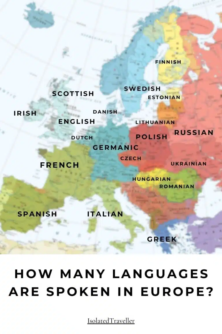 How many languages are spoken in Europe?