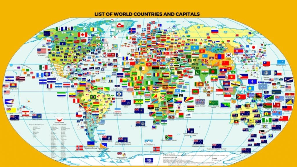 List Of World Countries And Capitals