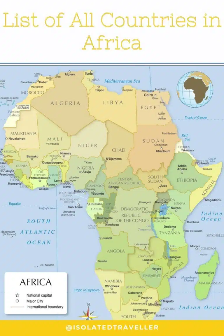 Countries in Africa