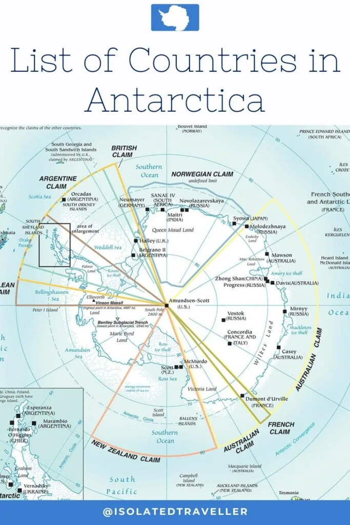 Countries in Antarctica