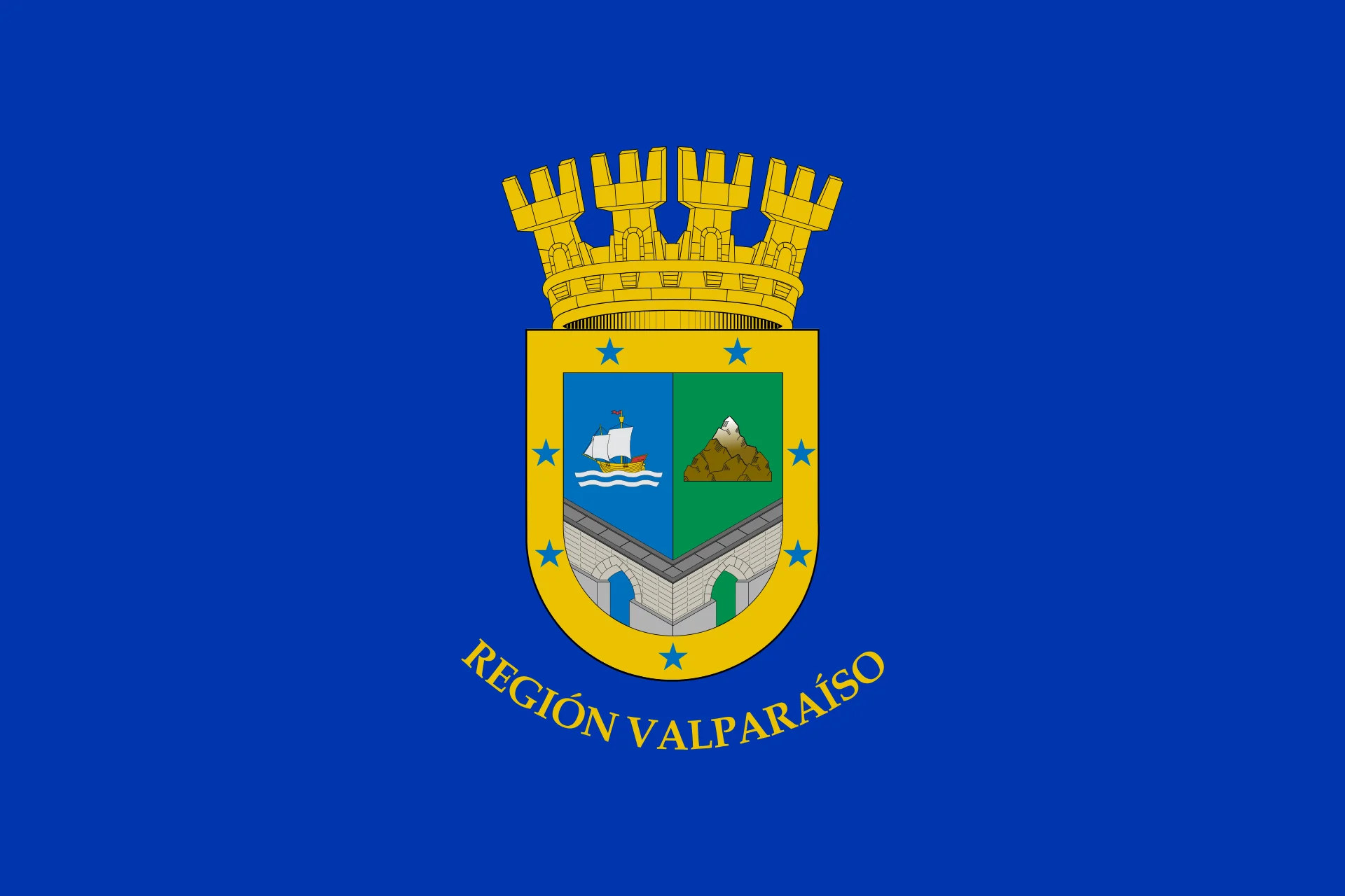 Flag of Valparaíso Region