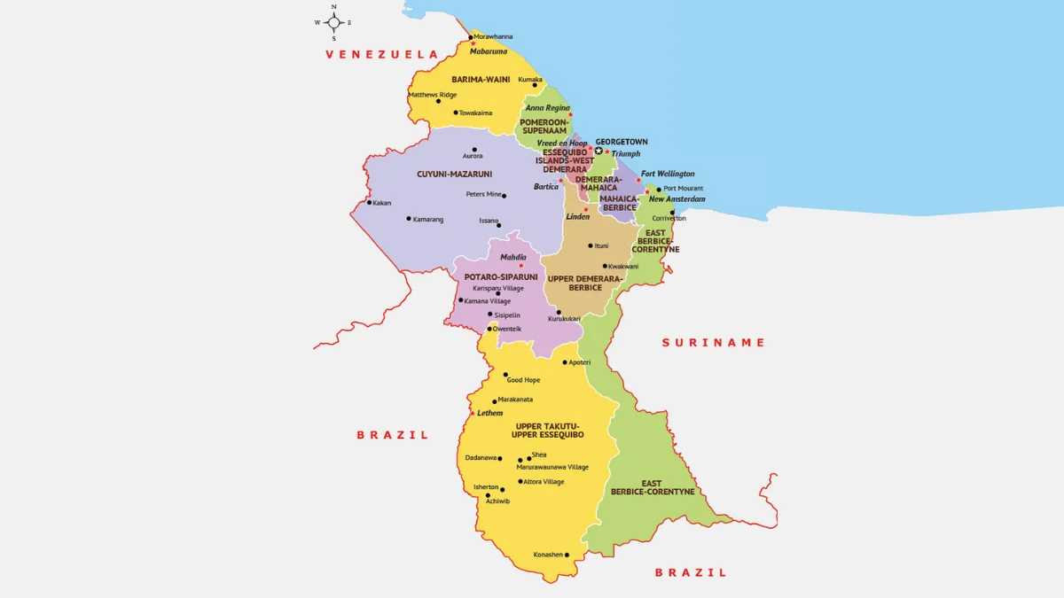 Regions of Guyana